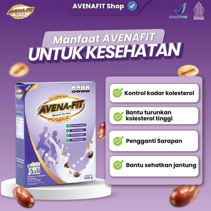 

Avenafit Minuman Oat Untuk Sarapan & Kontrol Kolesterol Dengan Beta Glucan Oat, Susu Kambing Etawa, Kurma Medjool, Dan Gula Kelapa - Sereal Oatmeal Food Best Seller