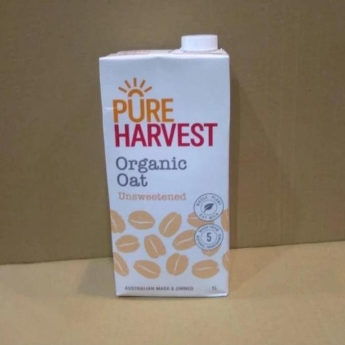 

Pure Harvest Organic Oat Milk Unsweetened 1L Susu Oat Australia Sehat Best Seller