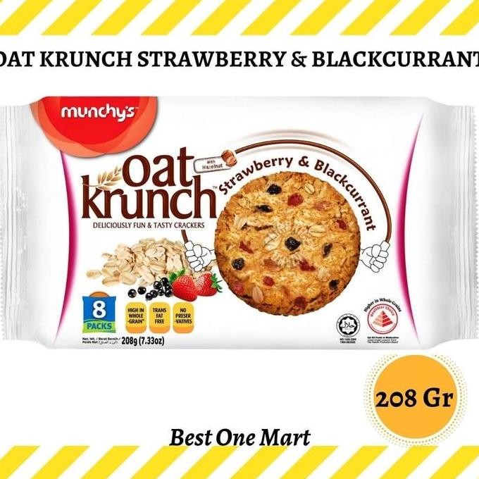 

Munchy Oat Krunch Strawberry&Bc / Munchy'S Oat Krunch Stroberi Best Seller