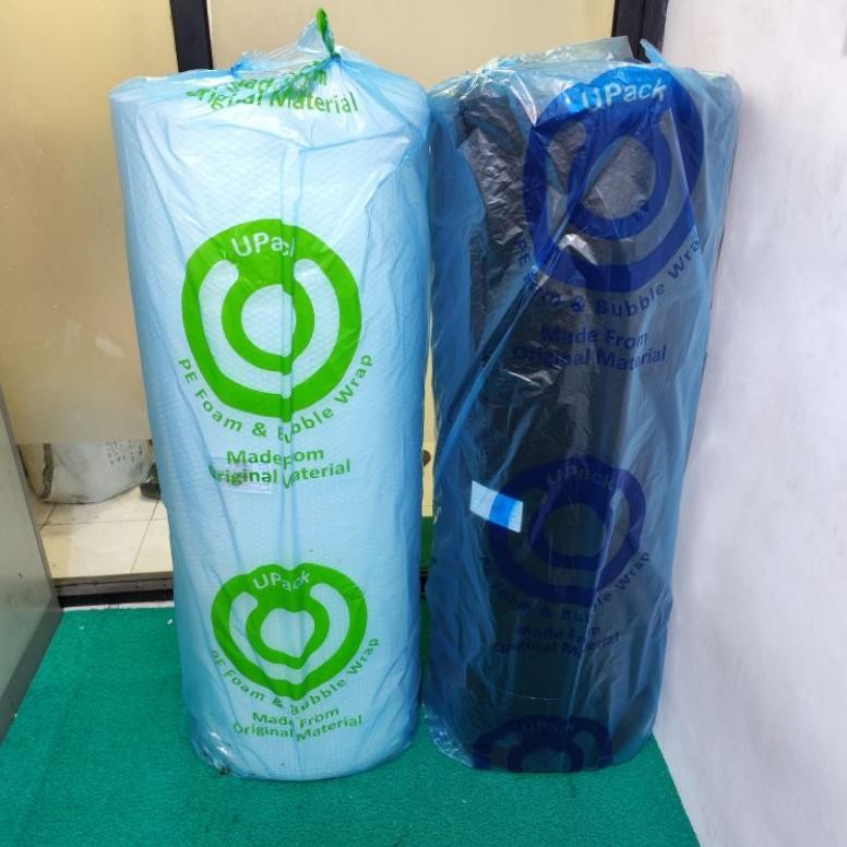 

Produk Baru!! Bubble Wrap Biru UPACK 125cm x 50m 2.6kg Roll Premium