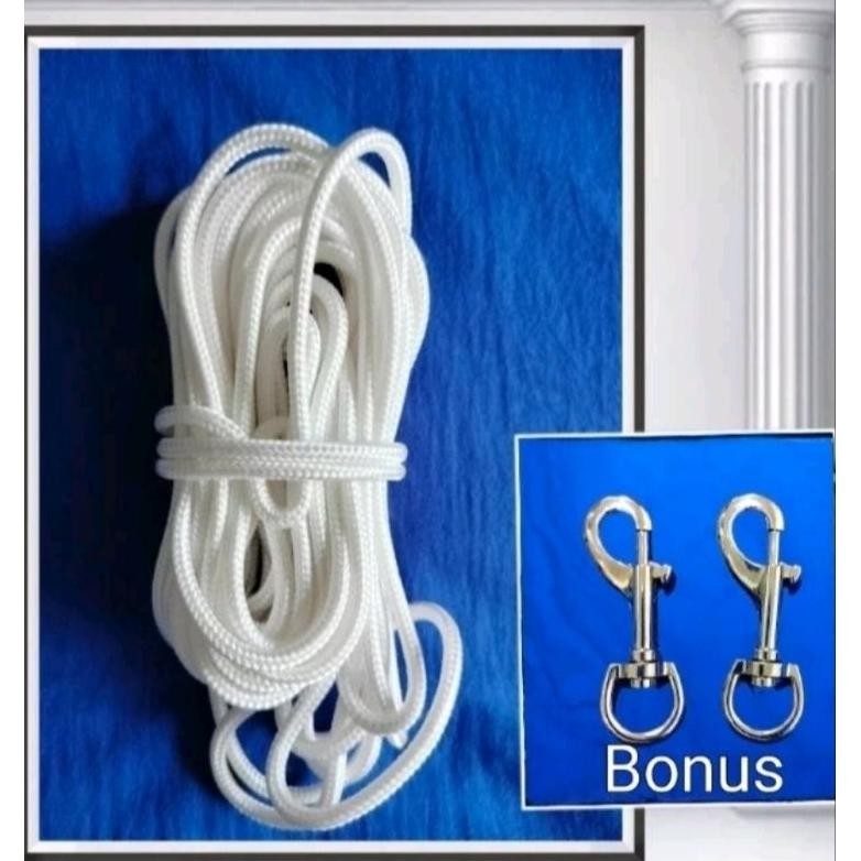 

TALI TAMBANG 10MM 20 METER TAMBANG TIANG BENDERA + GRATIS PENGAIT TERMURAH