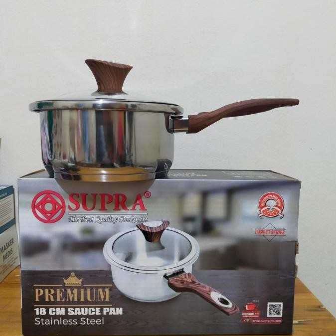 Saucepan Stainless Supra 18cm 16cm Panci Susu