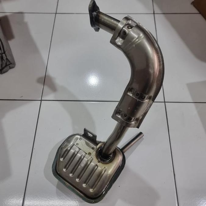 knalpot vespa PTS 90cc merk VEMSA