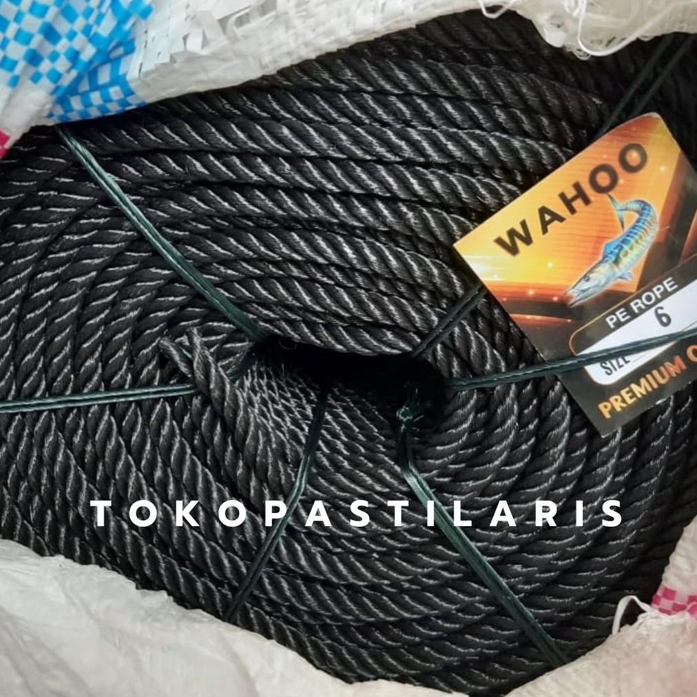 

TALI TAMBANG PE 6MM 200 METER TALI PLASTIK KUAT SERBAGUNA TERMURAH