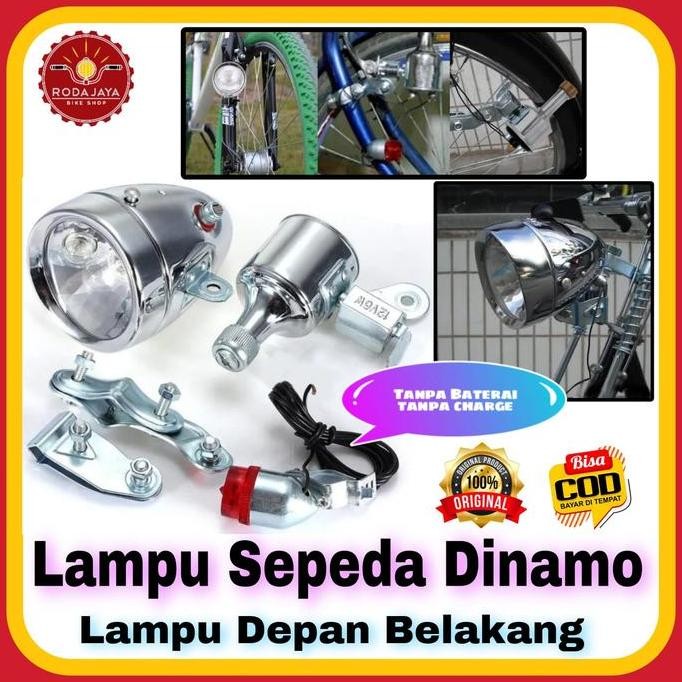Tersedia Lampu Dinamo Depan 28 Sepeda Onthel