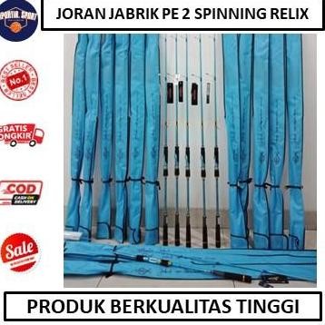 Tersedia Joran Jabrik PE 2 Spinning Relix Nusantara light jigging- ALAT PANCING