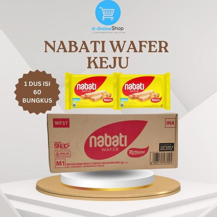 

[Kol - Special01] Nabati Wafer 1 Dus \\ Keju \\ Coklat \\ Cocopan - 1 Dus