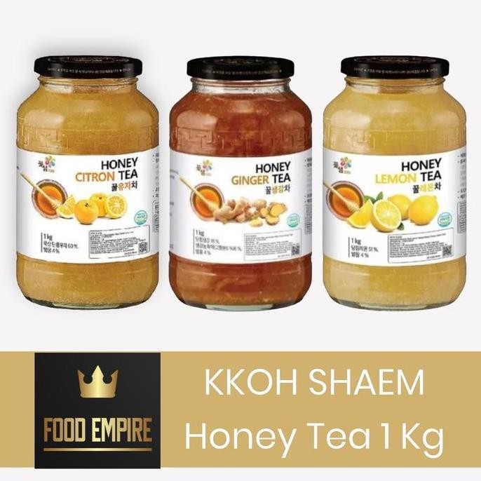 

Kkoh Shaem Honey Tea 1 Kg | Lemon Citron Ginger | Teh Madu Korea