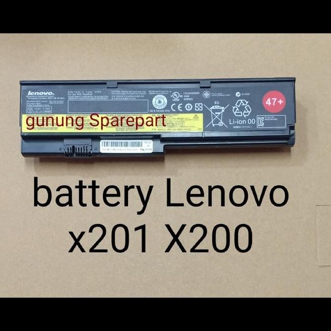 Baterai Lenovo Thinkpad X200 X200s X201 X201i Oem
