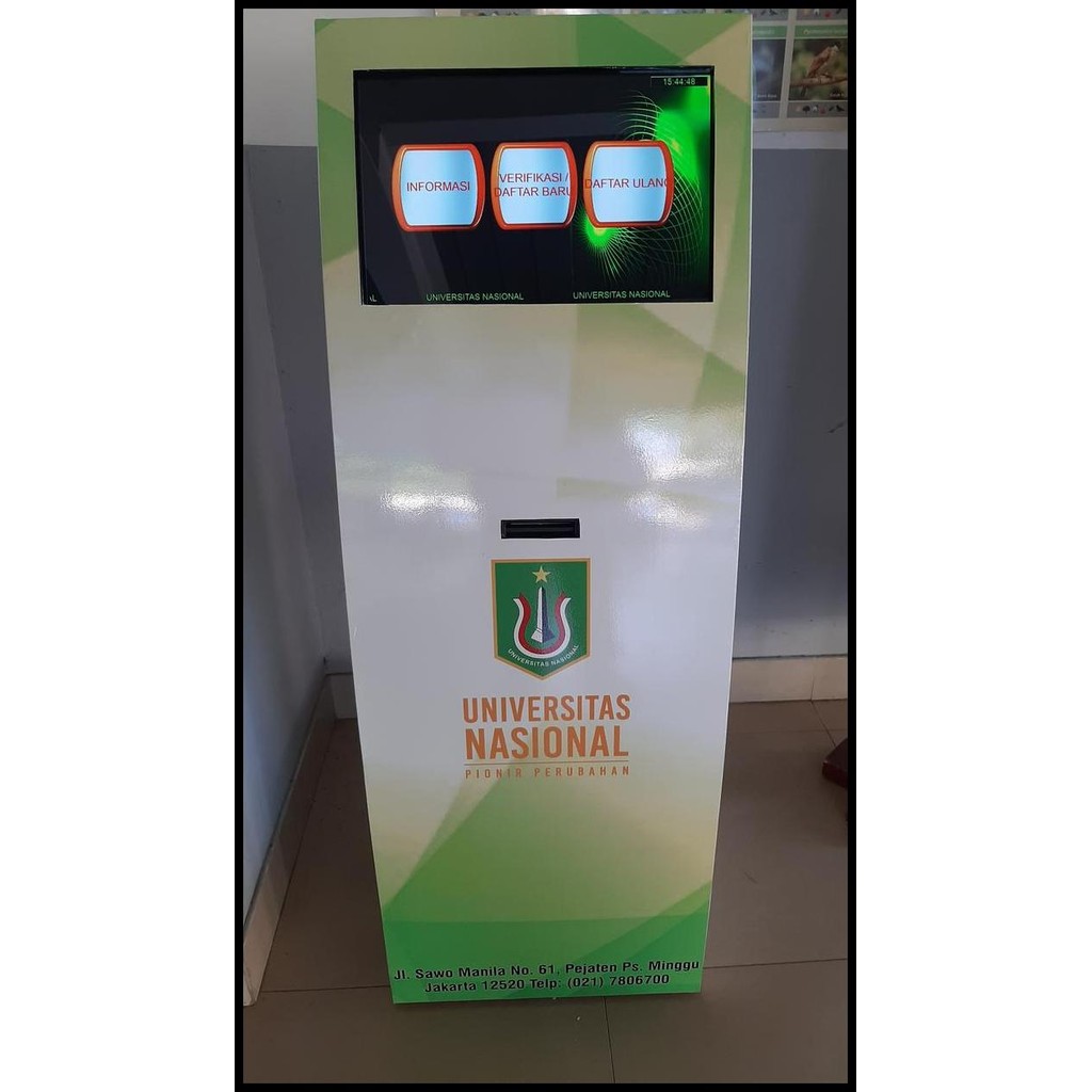 Terlaris Mesin Antrian Kiosk Touchscreen 19" Mesin Antrian Anjungan Good Quality