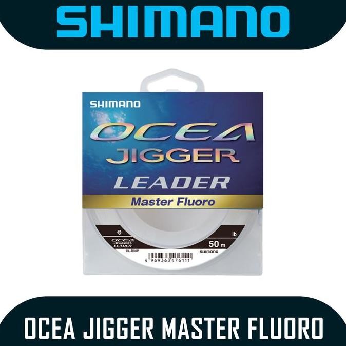 Tersedia Senar Pancing Leader Merk Shimano Ocea Jigger Master Fluoro 50m