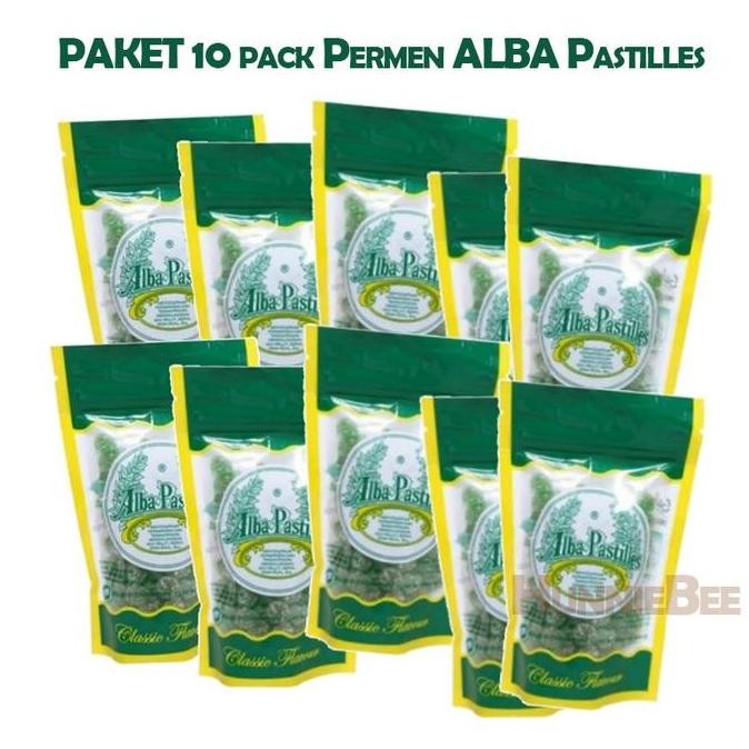 

Paket 10 Pack Permen Alba Pastilles