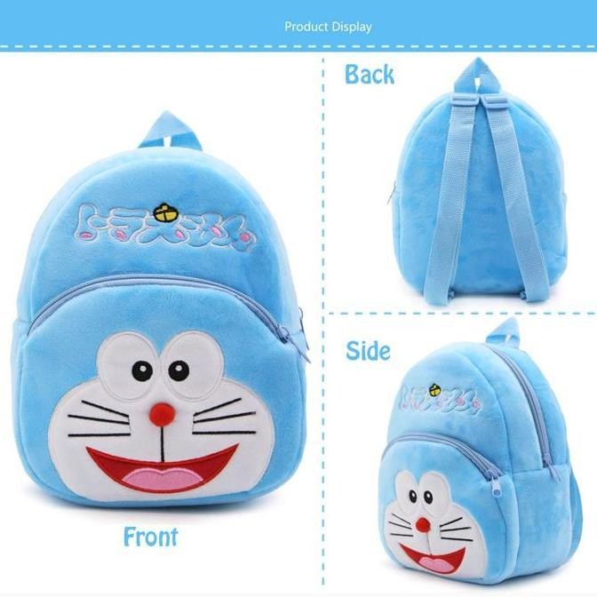 BRG BARU Tas Sekolah Karakter Anak Balita TK Paud Doraemon Ukuran 22 cm x 20 cm