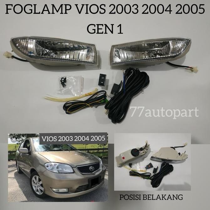Tersedia Lampu kabut foglamp vios 2003 2004 2005 gen 1