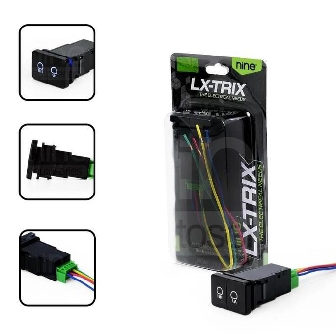 Tersedia SAKLAR SWITCH MOBIL LAMPU TEMBAK 3 MODE NINE LUMINOS LB1 2 TOMBOL