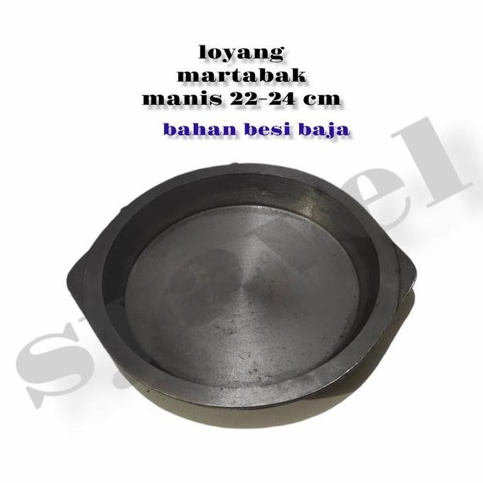Loyang Martabak Manis/Bangka 24Cm Besi Cor