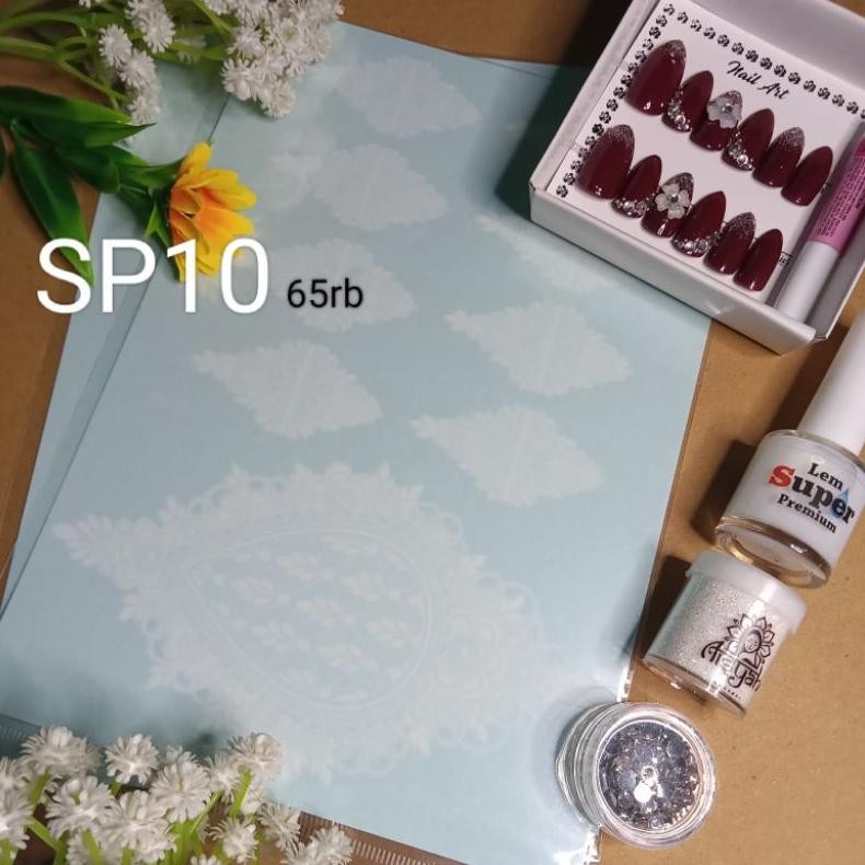 ORIGINAL Paket Henna Putih Instan/Henna Putih Tempel ir-38