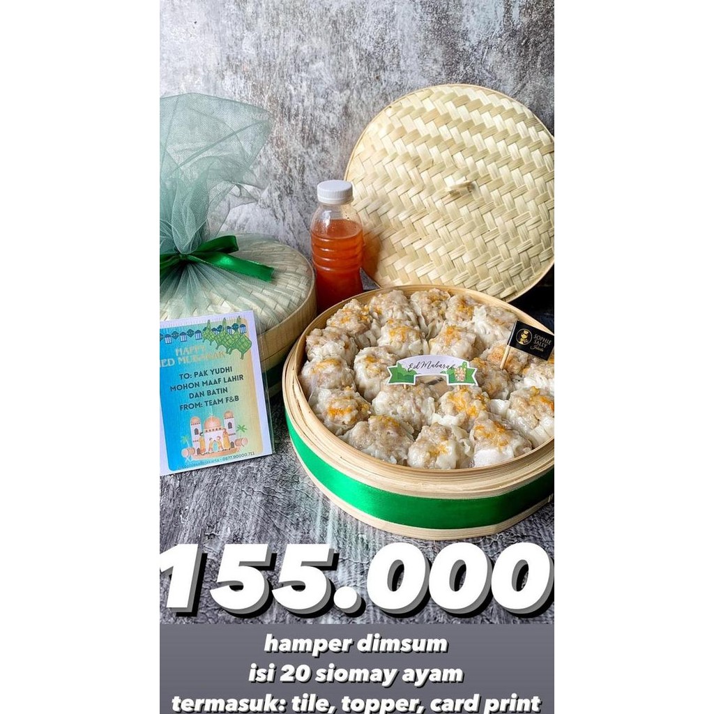 

Hampers Keranjang / Klakat Dimsum Besar - Paket Idul Fitri / Lebaran