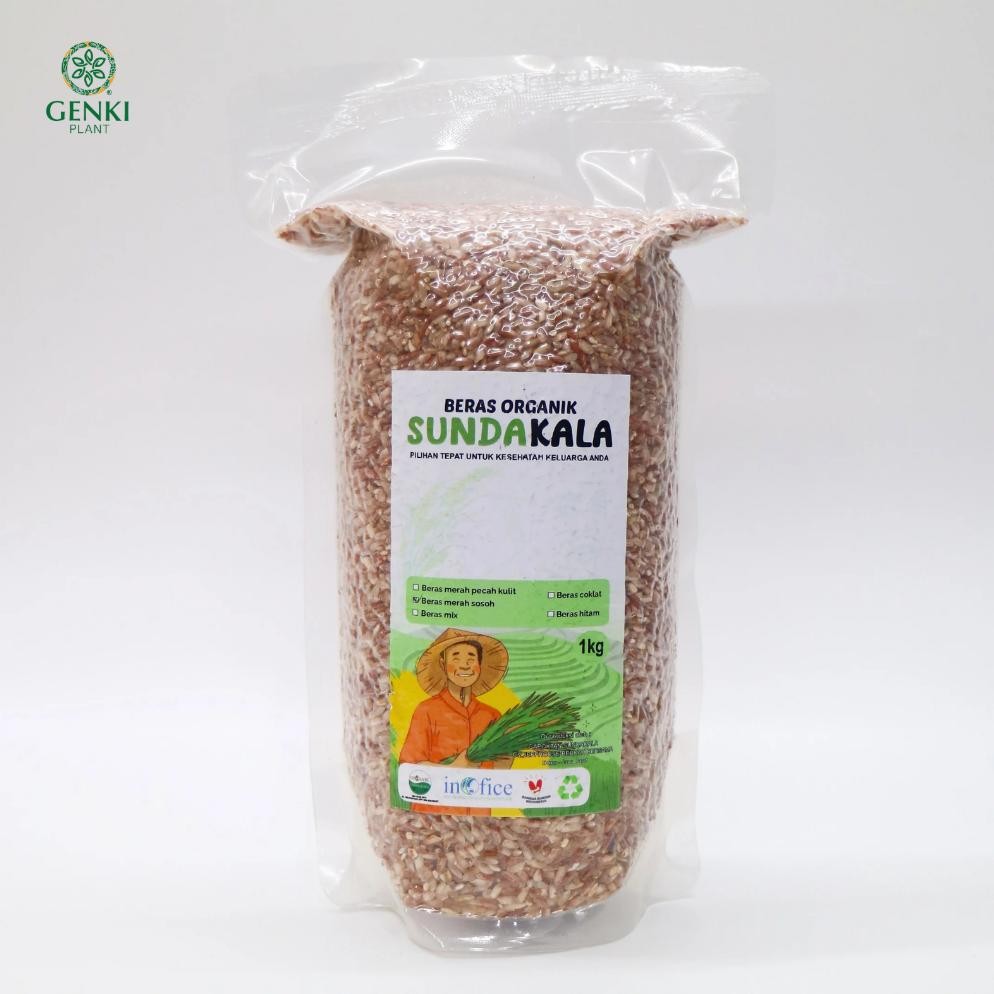 

ready Sundakala Beras Merah Sosoh Organik / Red Rice - 1 kg murah