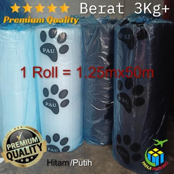 

ready stock Bubble Wrap Bening / Hitam Premium 3kg Plus Buble Warp Tebal 1 Roll