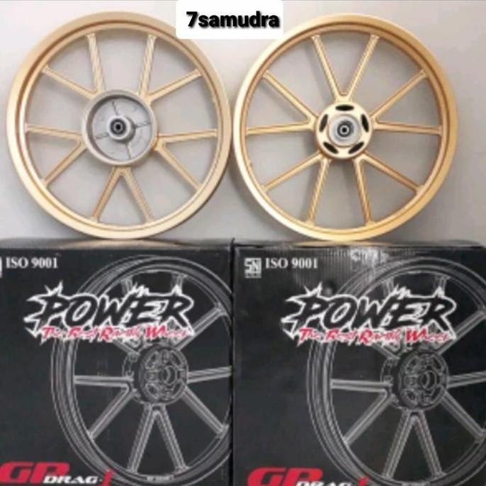 velg racing power model daytona drag1.F160x17,R 185x17 rx king,jupiter