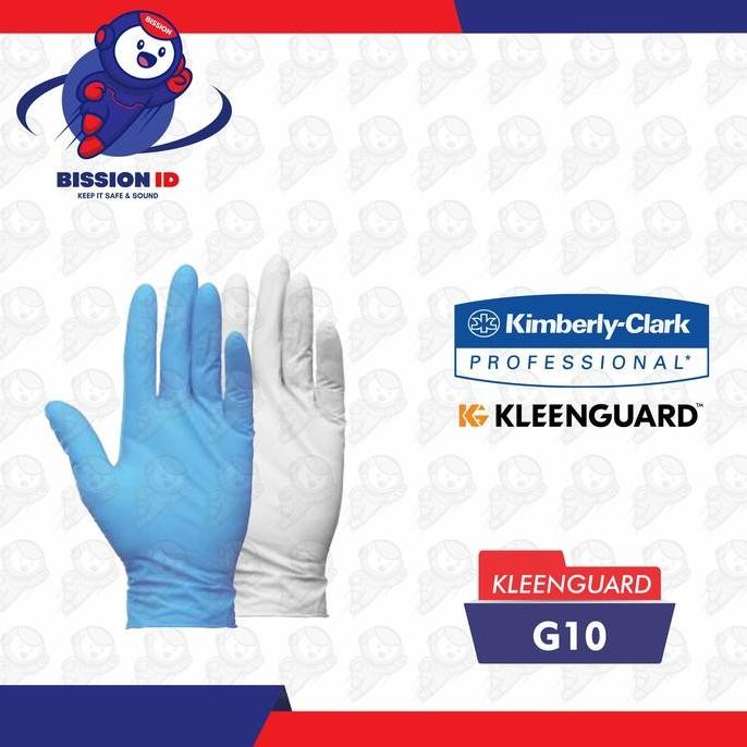 Murah Kleenguard* G10 Flex Blue Nitrile Gloves Size 9