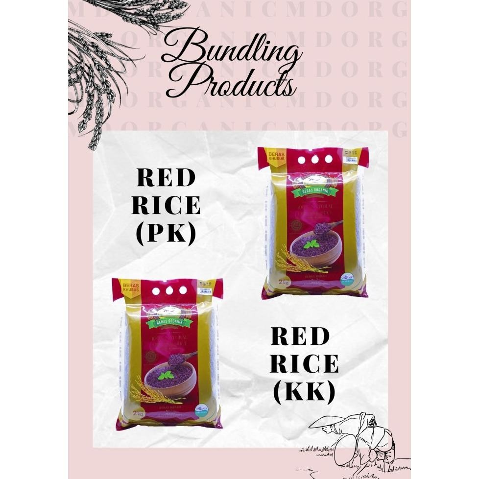 

ready MD Beras Merah Pecah Kulit Organik isi 2 pcs / Paket Bundling MD Organic Red Rice Pecah Kulit 2kg isi 2 pcs murah