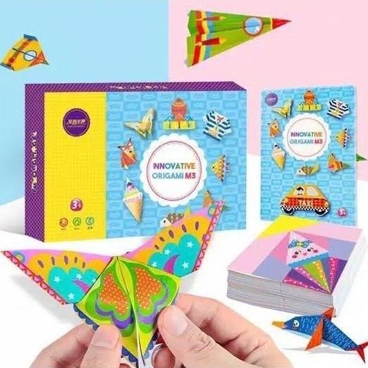 

baru folding character m7 origami paper edukasi kreatifitas anak TH2810