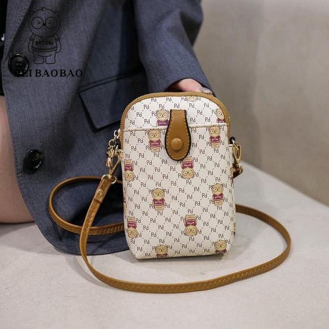 Murah 8105 Tas Hp Kancing Depan Piton Bear