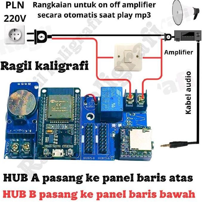 ready Controller jws p10 rgb scan 1/8S 2 baris - kontroler jws khalifah jws esp 2 baris kontroler ja
