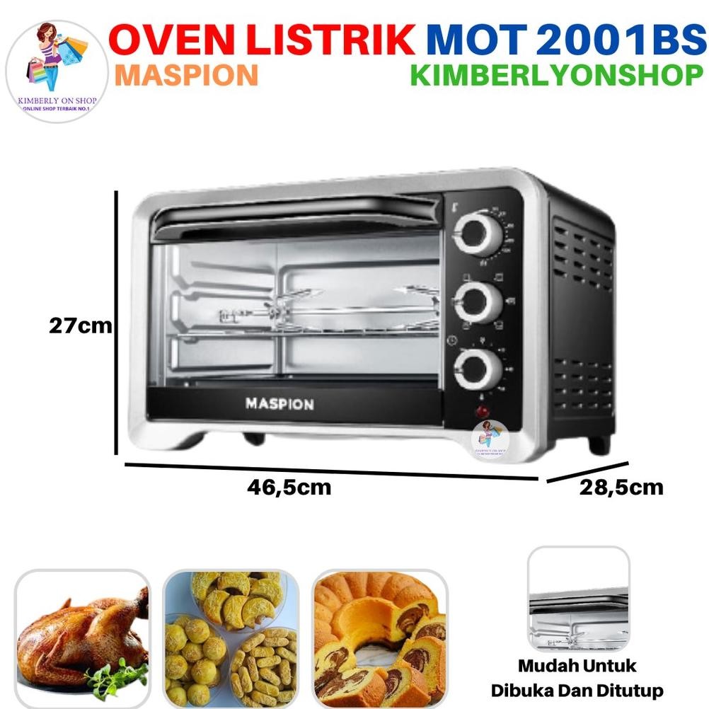 Oven Listrik Toaster 20 Liter Mot 2001Bs Maspion Ready