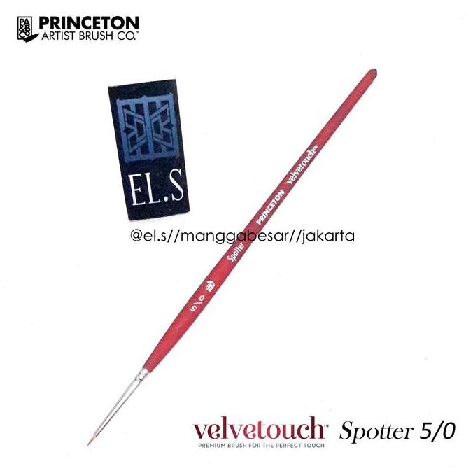 

ready Princeton Velvetouch Brush Spotter 5/0 ( Kuas Lukis )