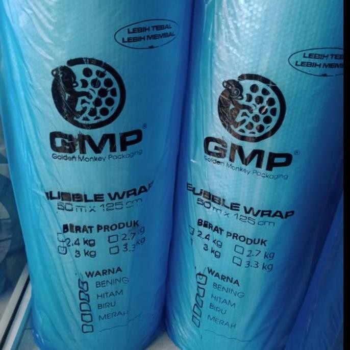 

ready stock GMP Bubble Wrap 3KG 50Meter X 125Cm / Buble Plastik Gelembung 3KG