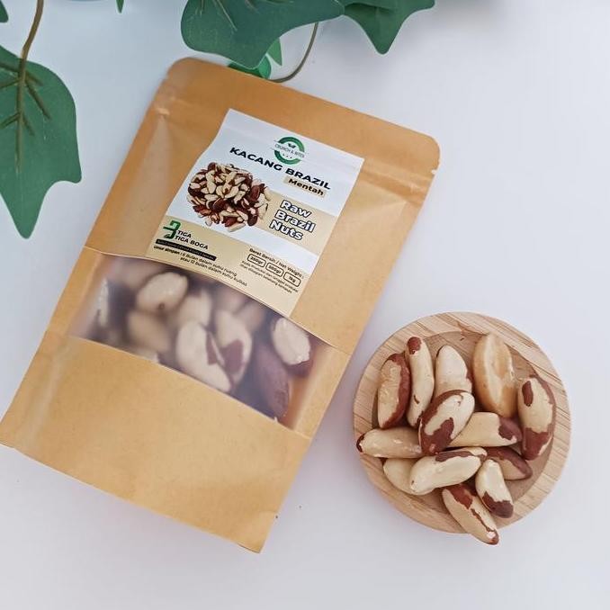 

Grosir Kacang Brazil Mentah Bolivia / Raw Brazil Nuts Bolivia 250Gr Food