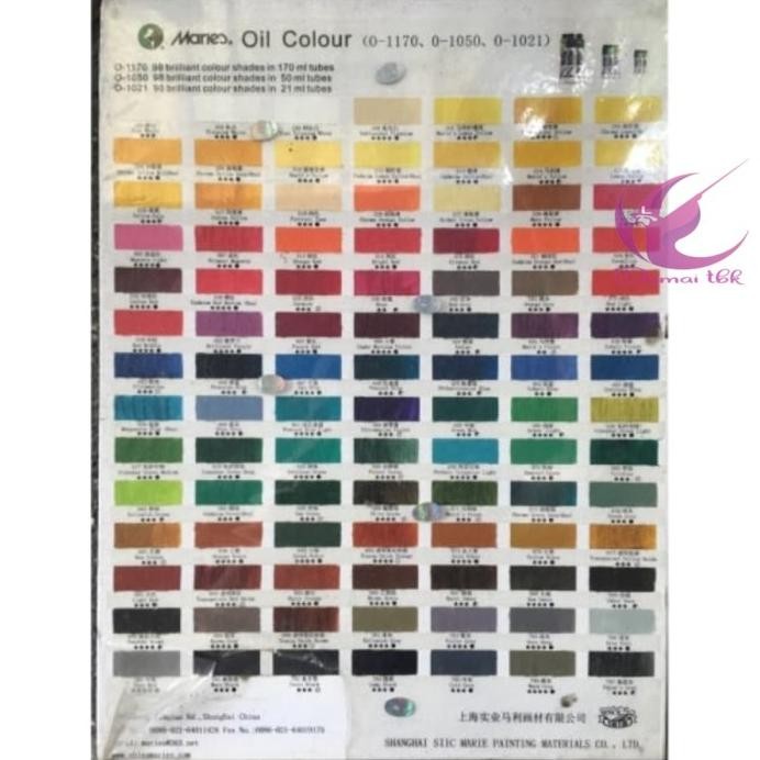 

ready Cat Minyak Maries 170ml Maries Oil Paint 170ml PART 1
