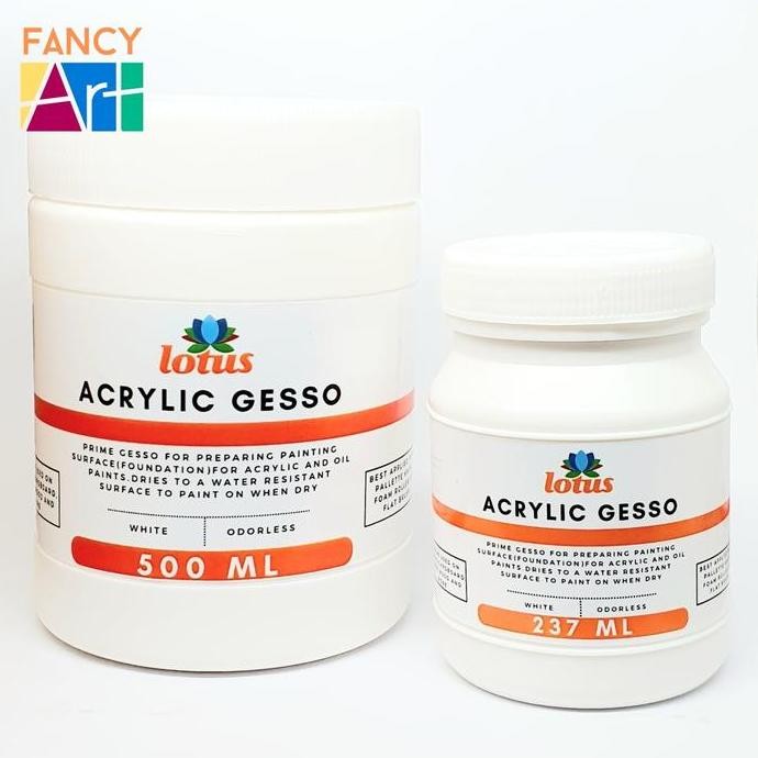 

ready Lotus Acrylic Decoupage White Gesso 237ml