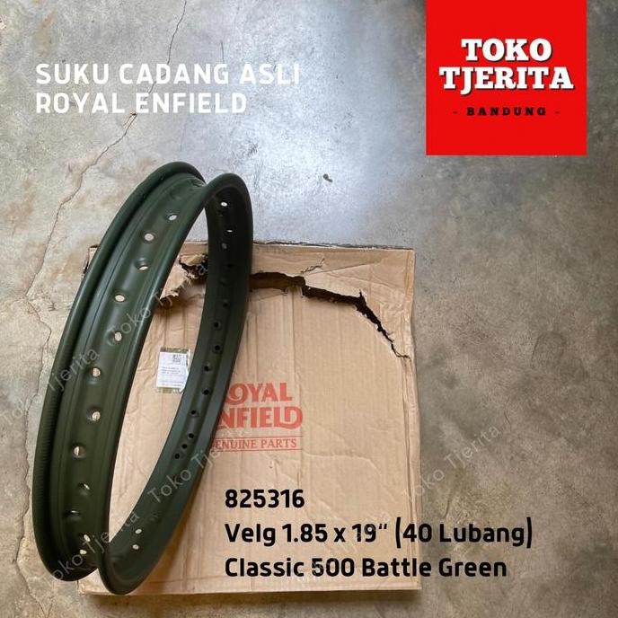 Velg 19" (40 lubang) Classic Battle Green 825316 Royal Enfield ASLI