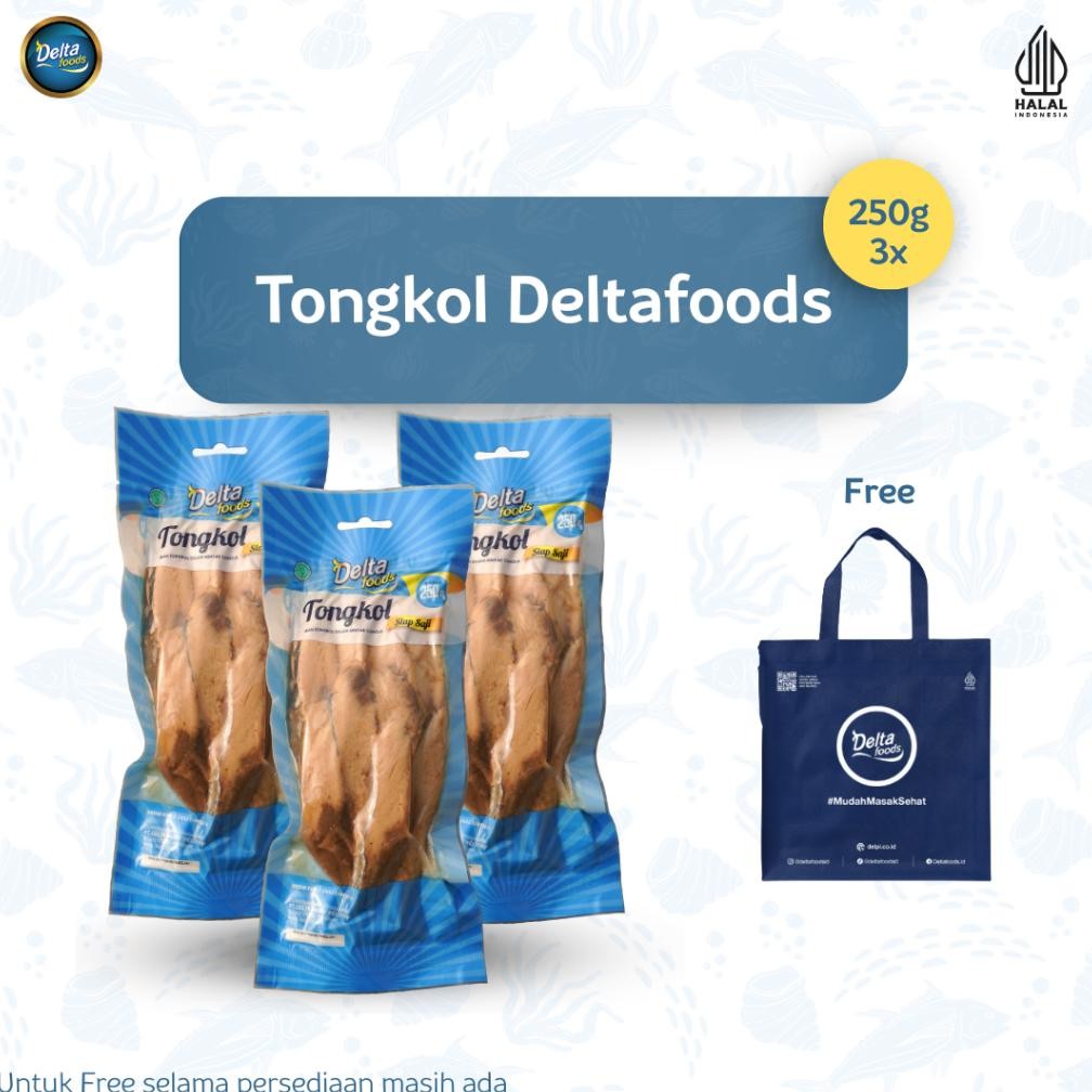 

ready DeltaFoods - Ikan Tongkol Siap Saji Dengan Minyak Kanola 250gram Bundling 3 murah