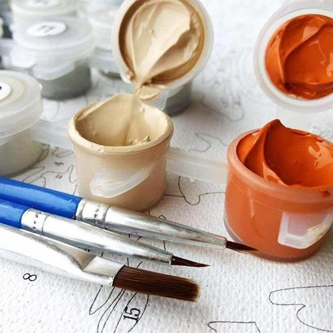 

ready Home Decor Canvas Paint By Number Kit Digital Oil Painting DIY