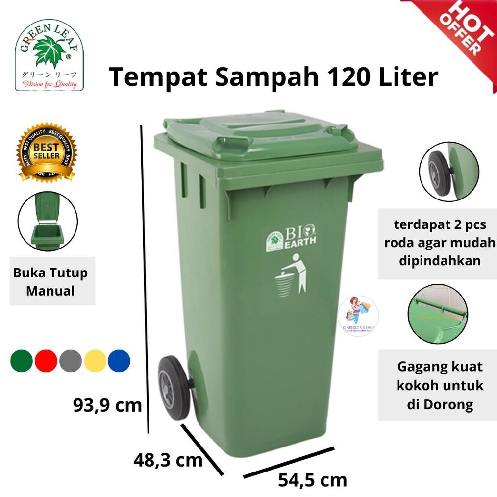 Tempat Sampah Bio 120 Liter Green Leaf 2012 Trending