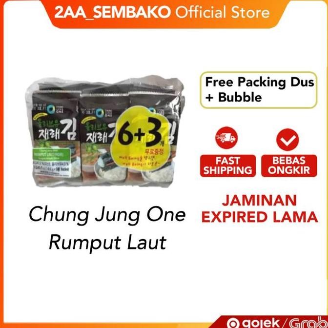 

Grosir Rumput Laut / Seasoned Seaweed / Nori Chung Jung Won @6Pcs