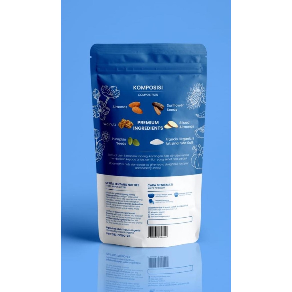 

Murah Francis Organic Nutties - Mixed Nuts And Seeds