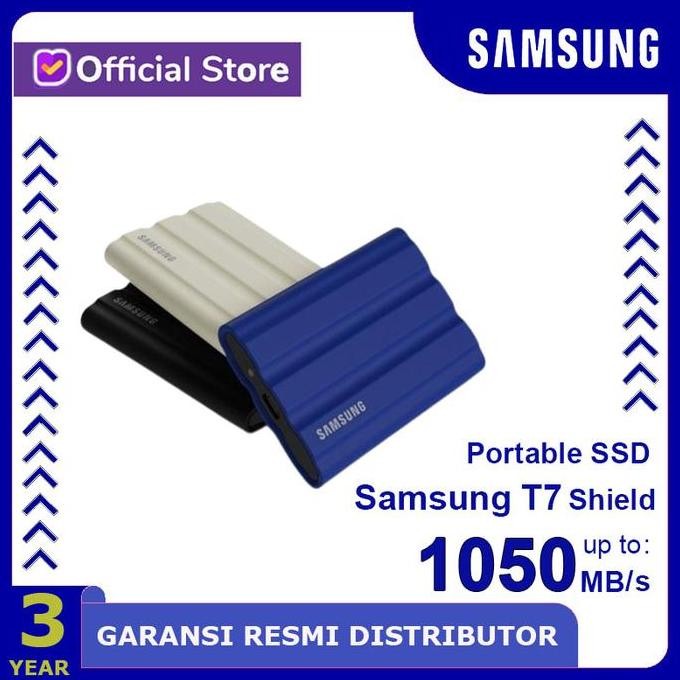 Samsung SSD T7 Shield 2TB Portable SSD Eksternal SSD USB 3.2