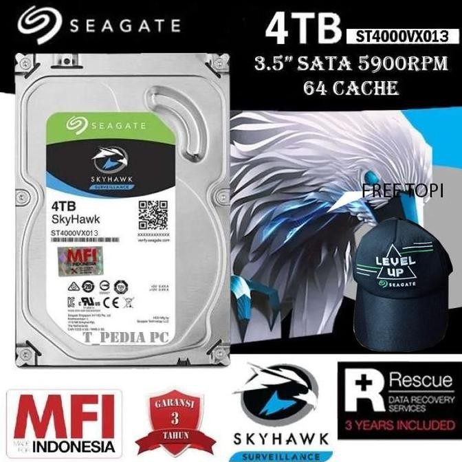 SEAGATE 4TB SKYHAWK 3.5" MFI