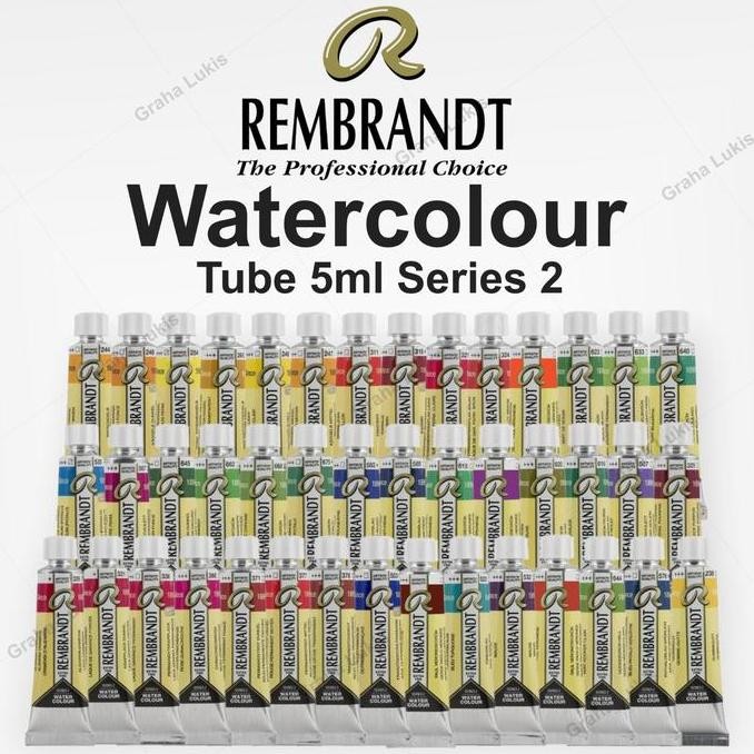 

ready Rembrandt Water Colour Tube 5ml Series 2