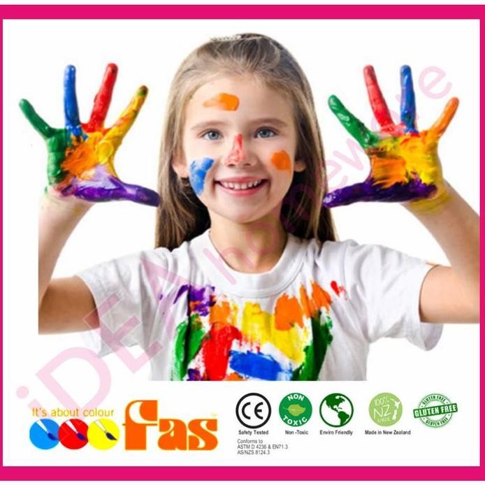 

ready Fas Super Tempera 2 Liter Cat Air Anak Super Washable Non Toxic Poster