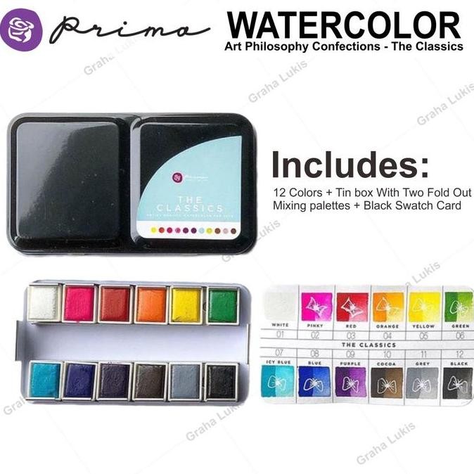

ready Prima Watercolor - Art Philosophy Watercolor Confections The Classics
