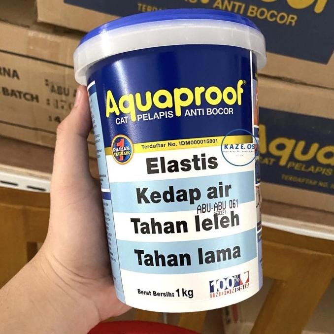 (Expert) ASLI 100% AQUAPROOF 1KG HARGA SE SURABAYA - READY 1 KG 4 KG 20 KG - PUTIH ABU ABUABU TRANS 