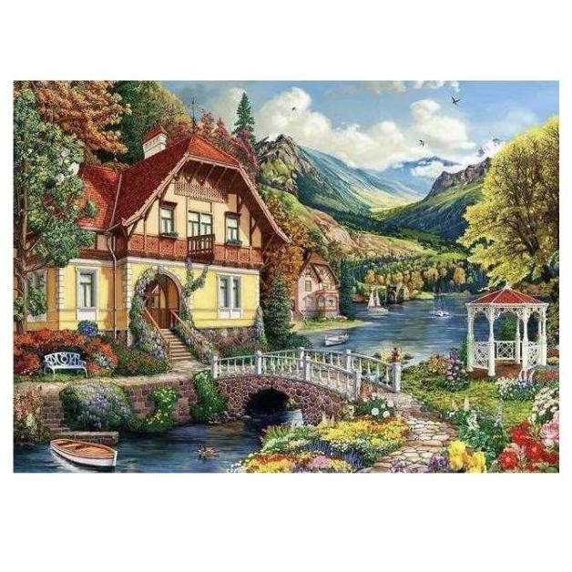 

ready Painting by number kit oil lukisan cat minyak 009