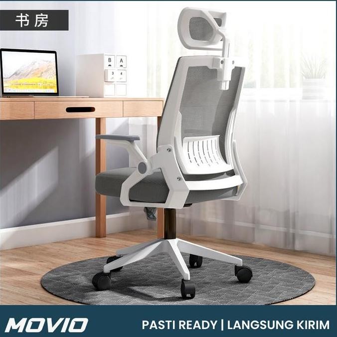 MOVIO Office Chair Mesh - Kursi Kantor / Kursi Kerja / Kursi Gaming